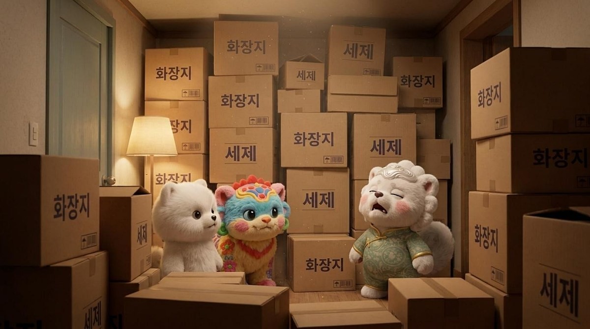 위키트리 캐릭터를 활용한 AI 일러스트 이미지.
