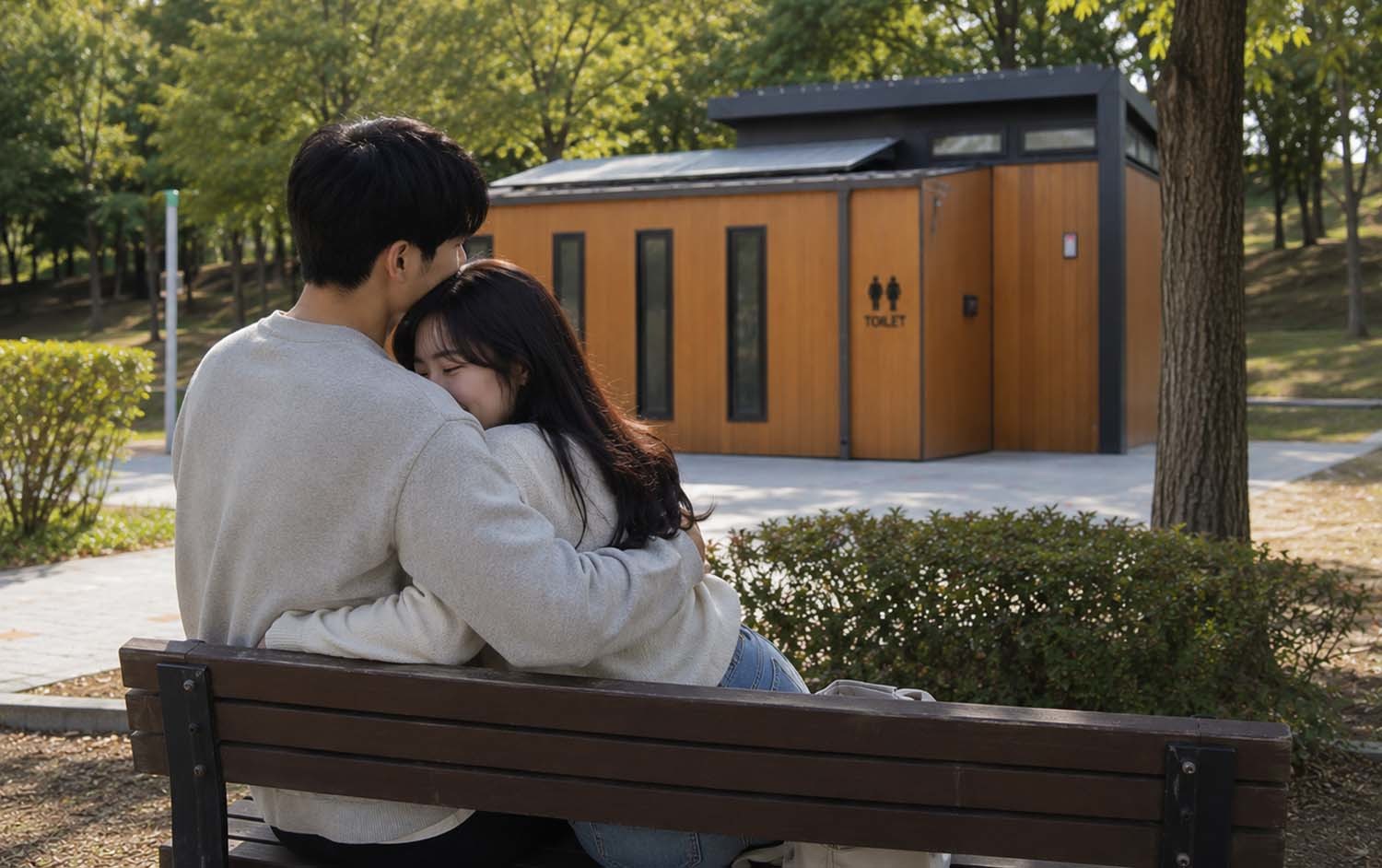 '공원 벤치서 남녀가 과도한 애정행각 중' 신고했는데 걸린 사람이... 