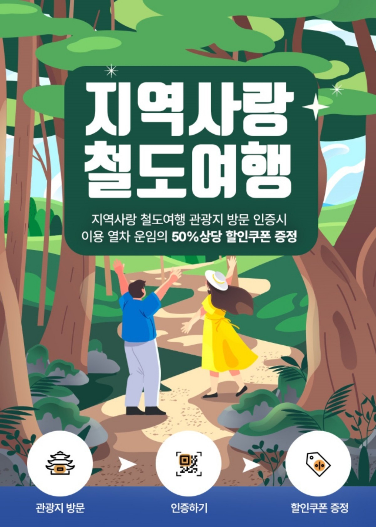 지역사랑 철도여행. / 횡성군.