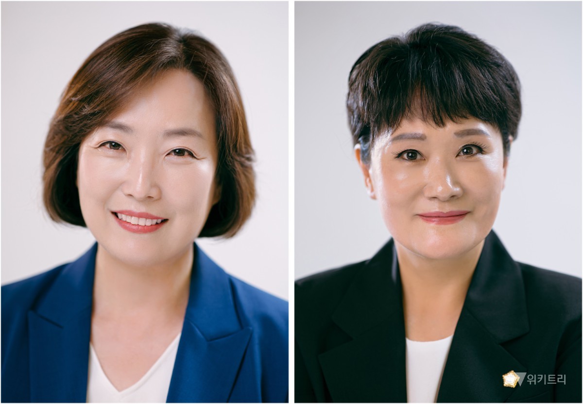 이혜경 예결위원장(왼쪽)·임수정 윤리위원장