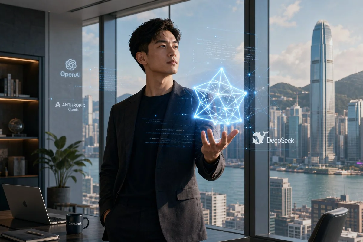 문샷AI, 홍콩 상장 6개월 내 추진…CEO 발언과 배치 / AI 생성 일러스트(삽화)