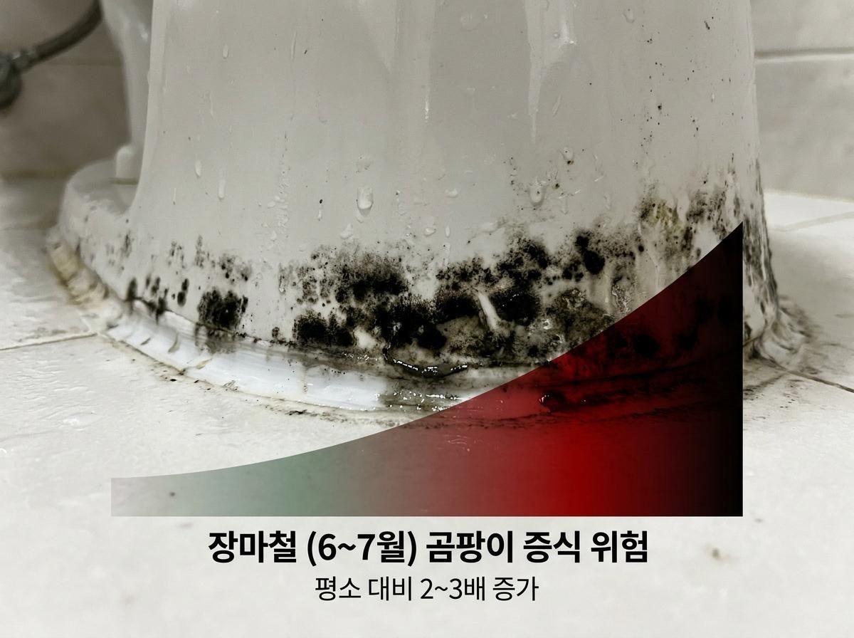 장마철 더욱 조심해야 하는 곰팡이. 기사 내용 토대로 AI툴 활용해 제작한 자료사진.