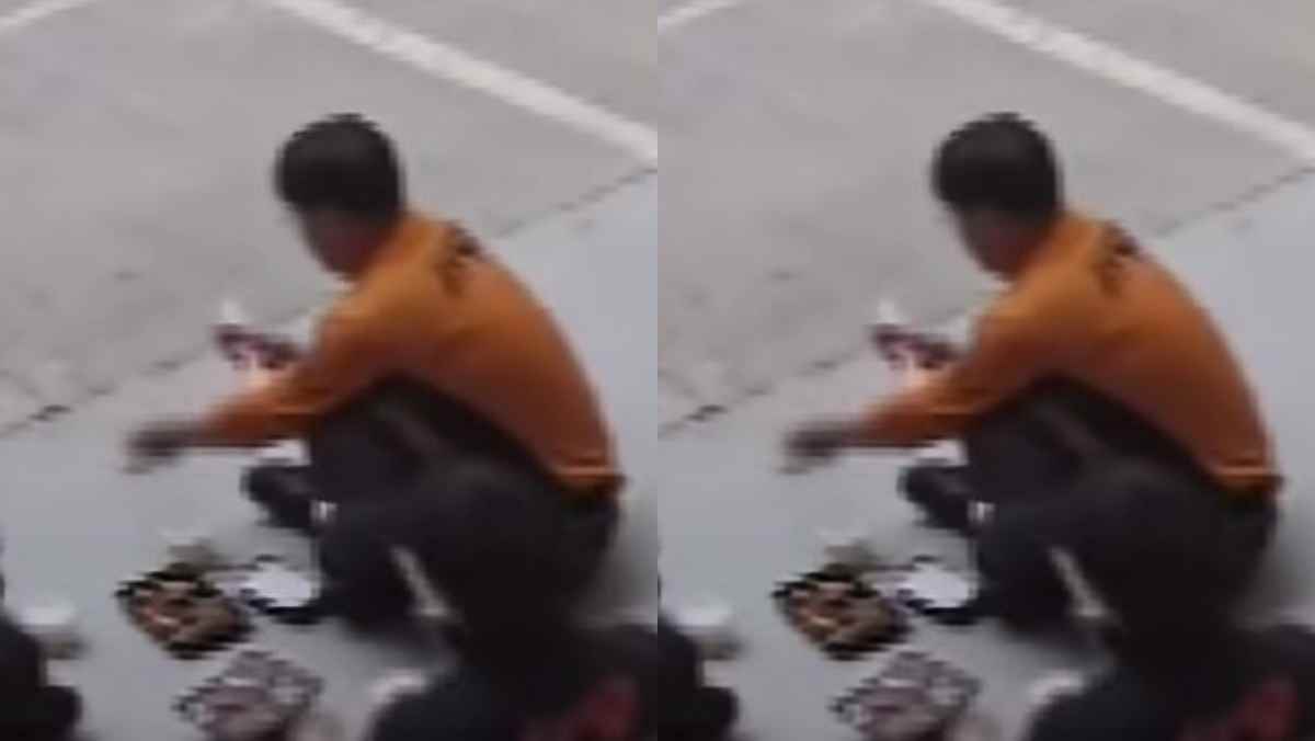 "쉴 곳 마땅치 않아…" 바닥에 쪼그려 앉아 식사한 소방대원들, 소방청 입장 밝혔다