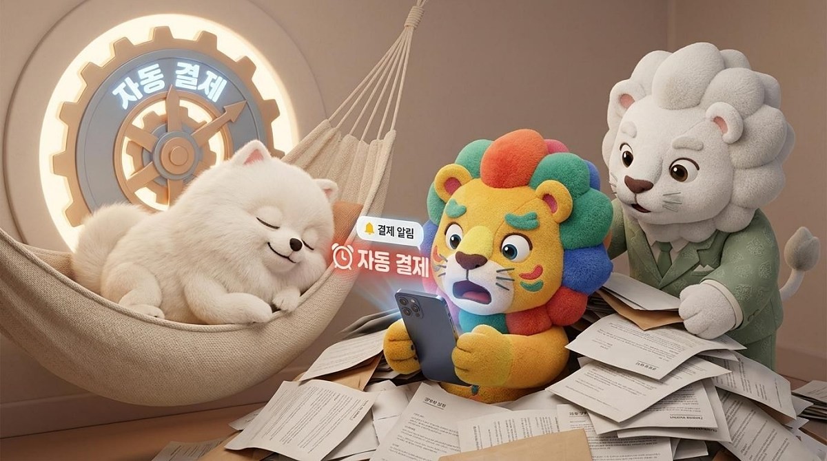 위키트리 캐릭터를 활용한 AI 일러스트 이미지.