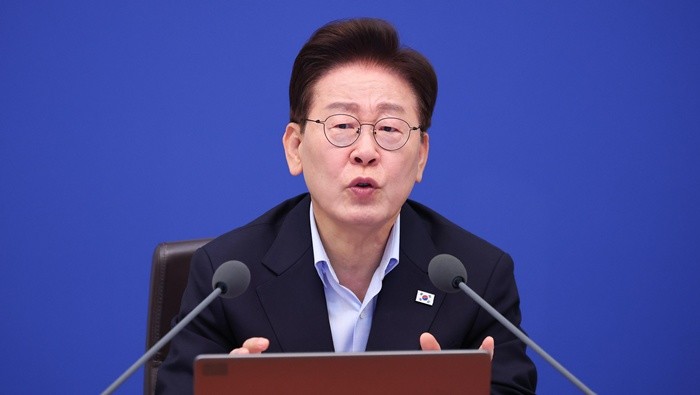 이재명 대통령이 21일 청와대에서 열린 국무회의에서 발언을 하고 있다. 2026.7.21/뉴스1