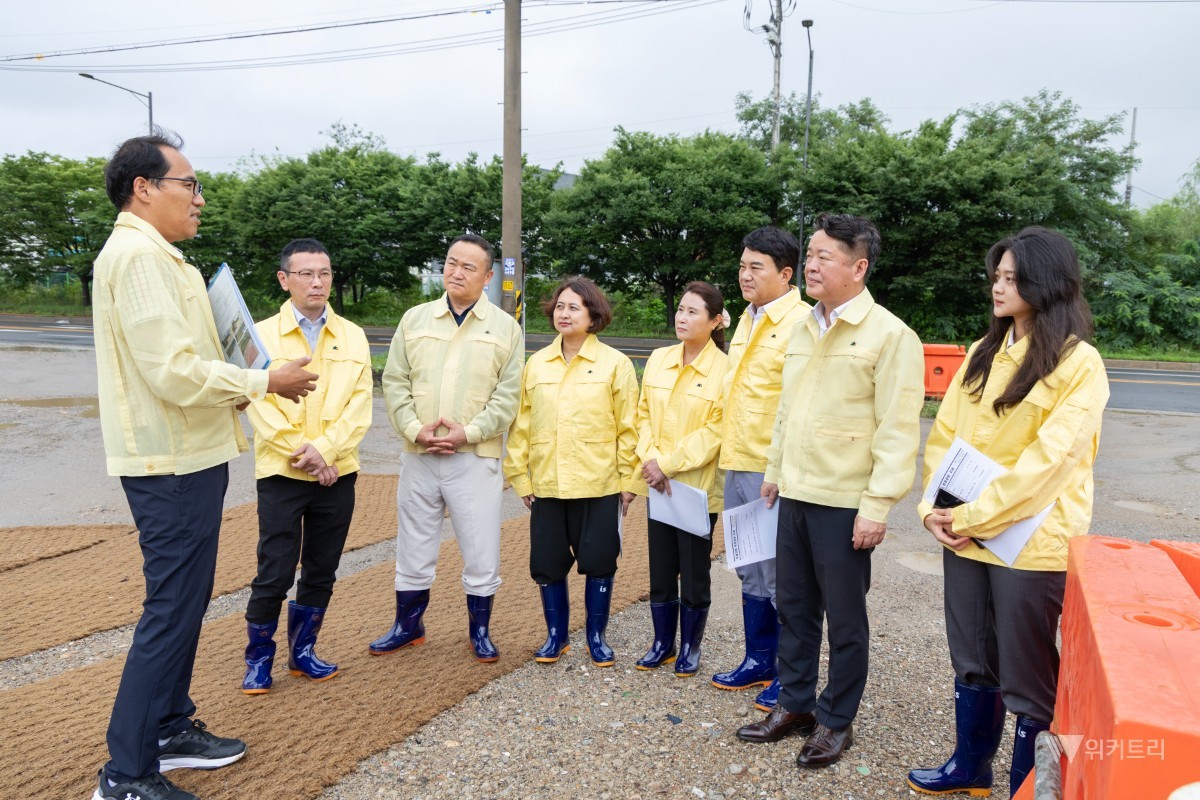 검단구의회, 상습 침수지역 점검…집중호우 대비 안전망 강화