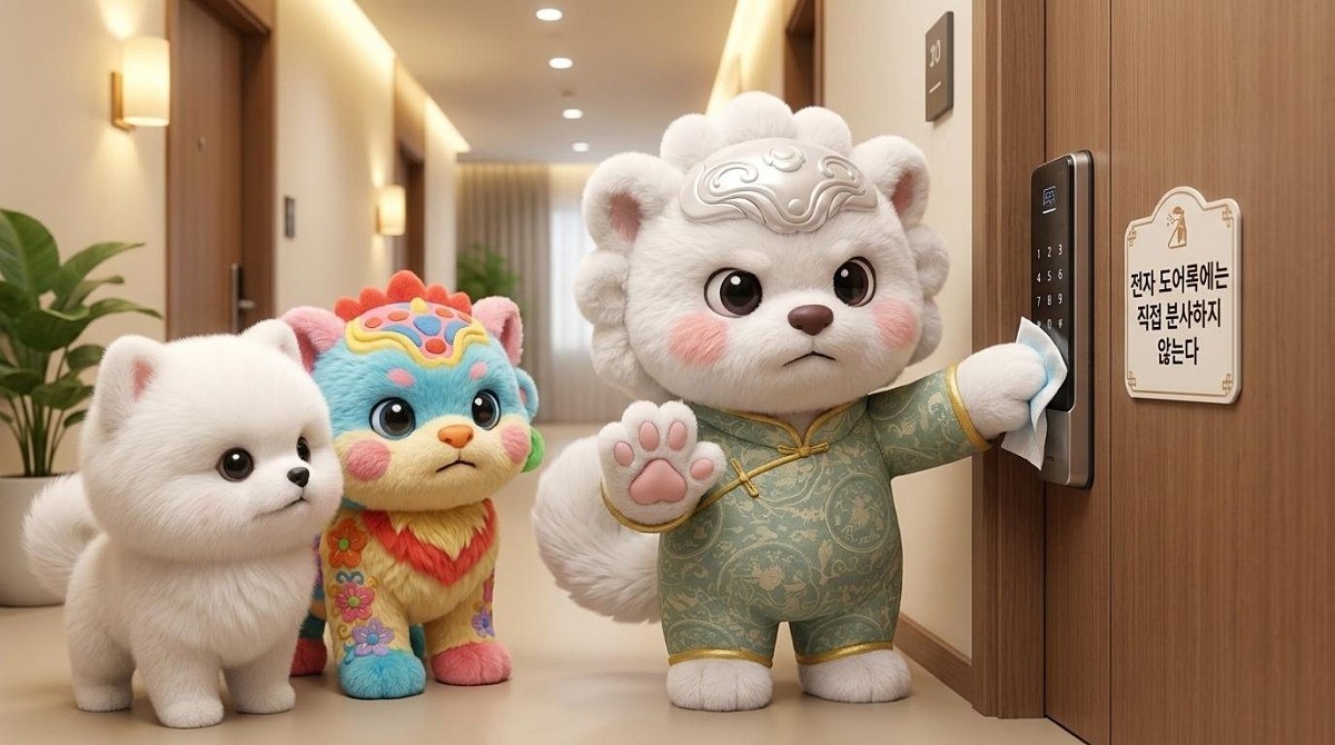위키트리 캐릭터를 활용한 AI 일러스트 이미지.
