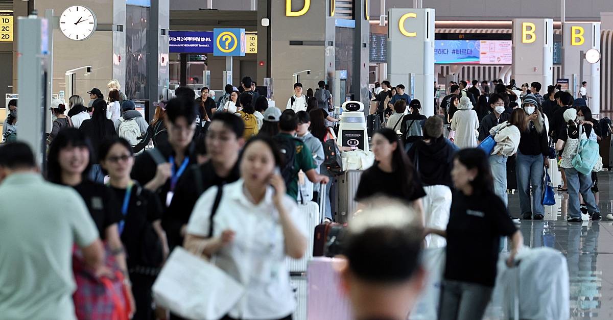 인천국제공항 출국장 / 뉴스1