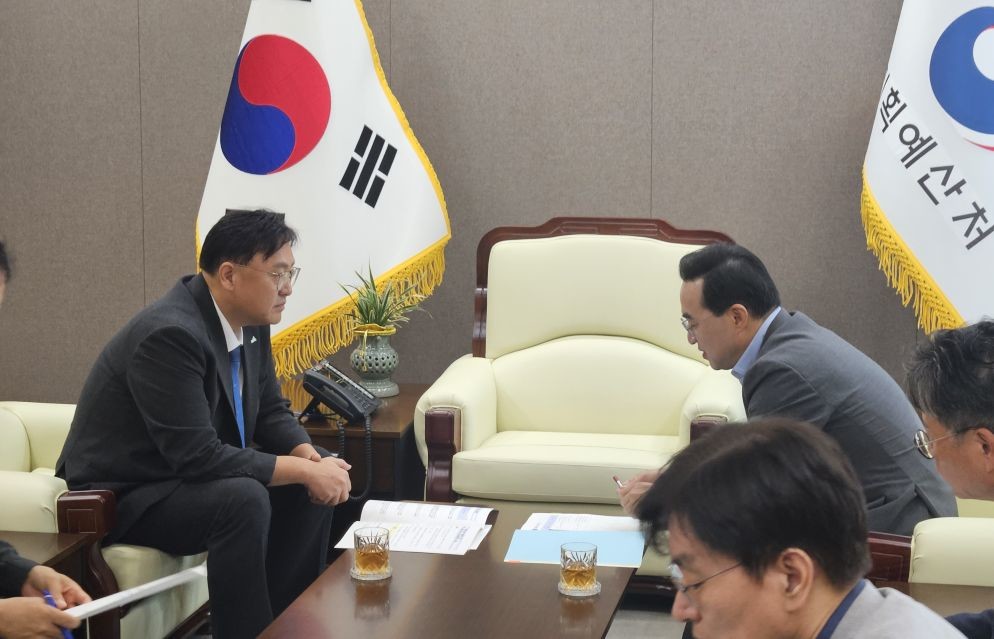 조상호 시장, 박홍근 기획예산처 장관 면담 / 세종시