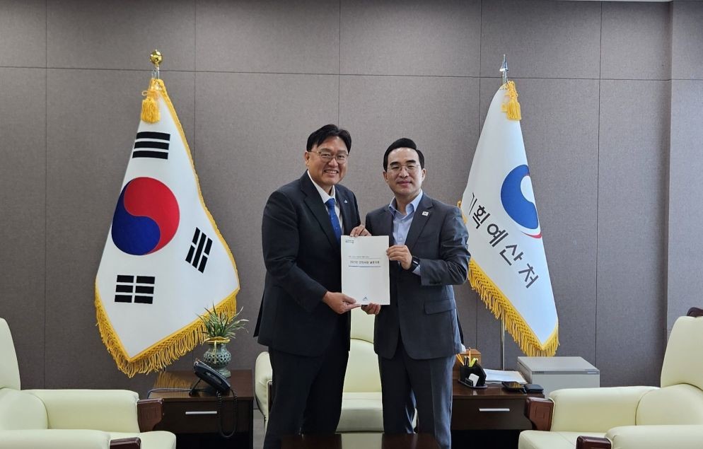 조상호 시장과 박홍근 기획예산처 장관 / 세종시