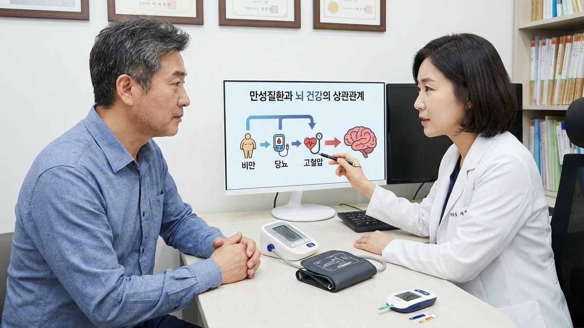 만성 질환 방치는 금물. 기사 내용 토대로 AI툴 활용해 제작한 자료사진.