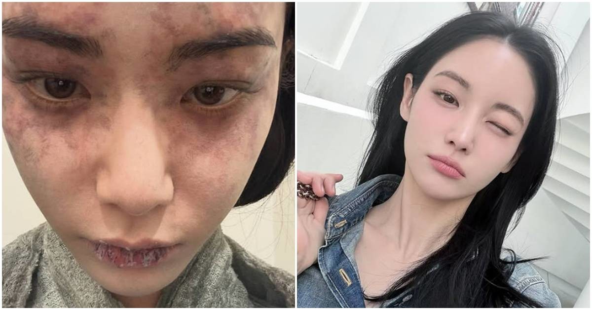 연못 귀신 분장 모습과 평소 일상 모습 / 홍수주 인스타그램