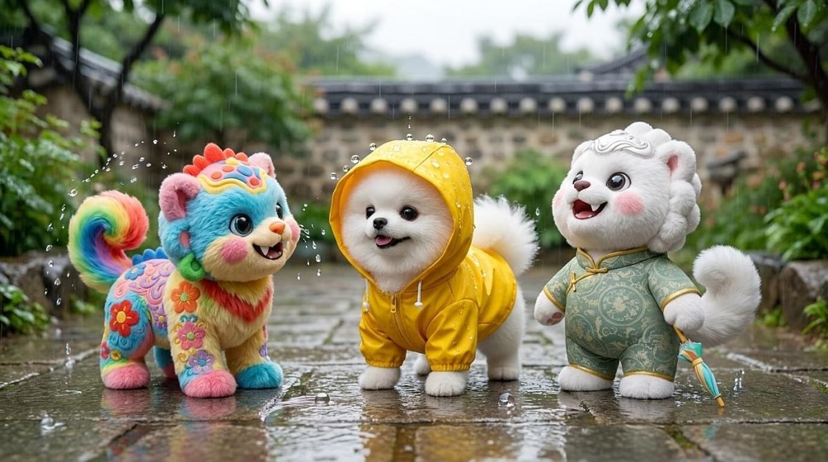 위키트리 캐릭터를 활용한 AI 일러스트 이미지.