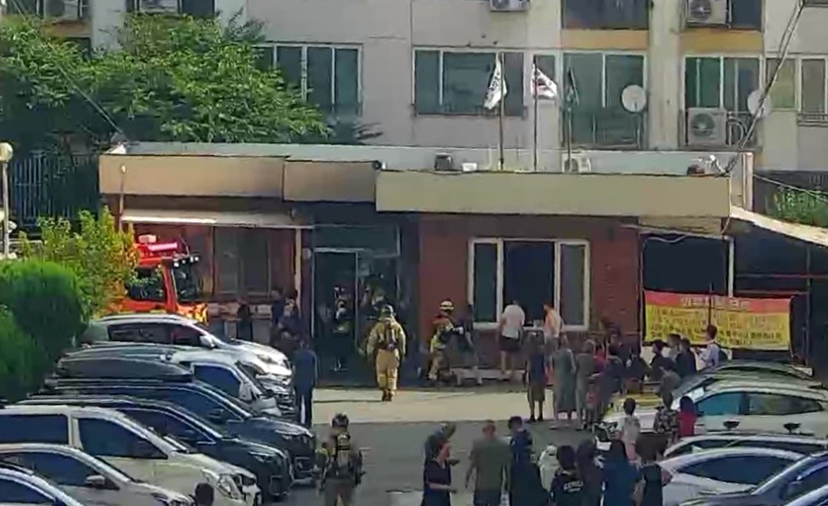“경산 아파트 관리실 폭발, 몸에 불 붙은 사람들 뛰쳐 나와”…8명 부상 현장 모습  