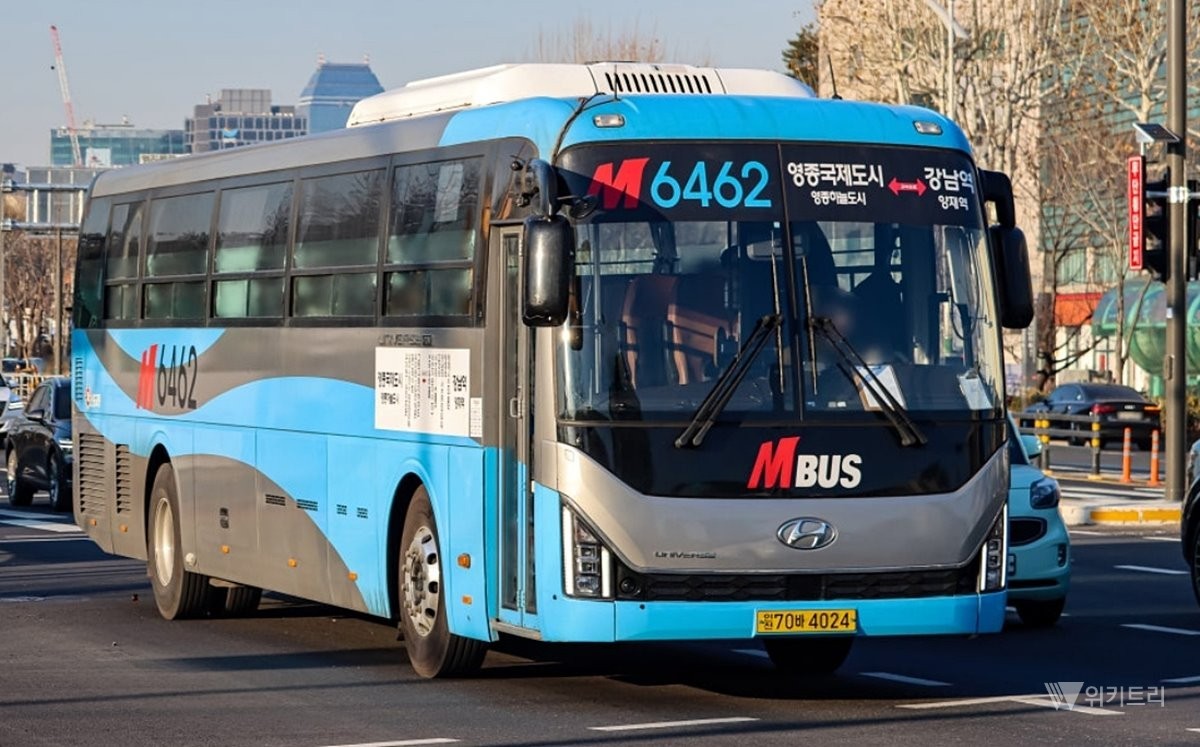 영종구, 강남 연결 직통버스 'M6462' 5대 증차 운행