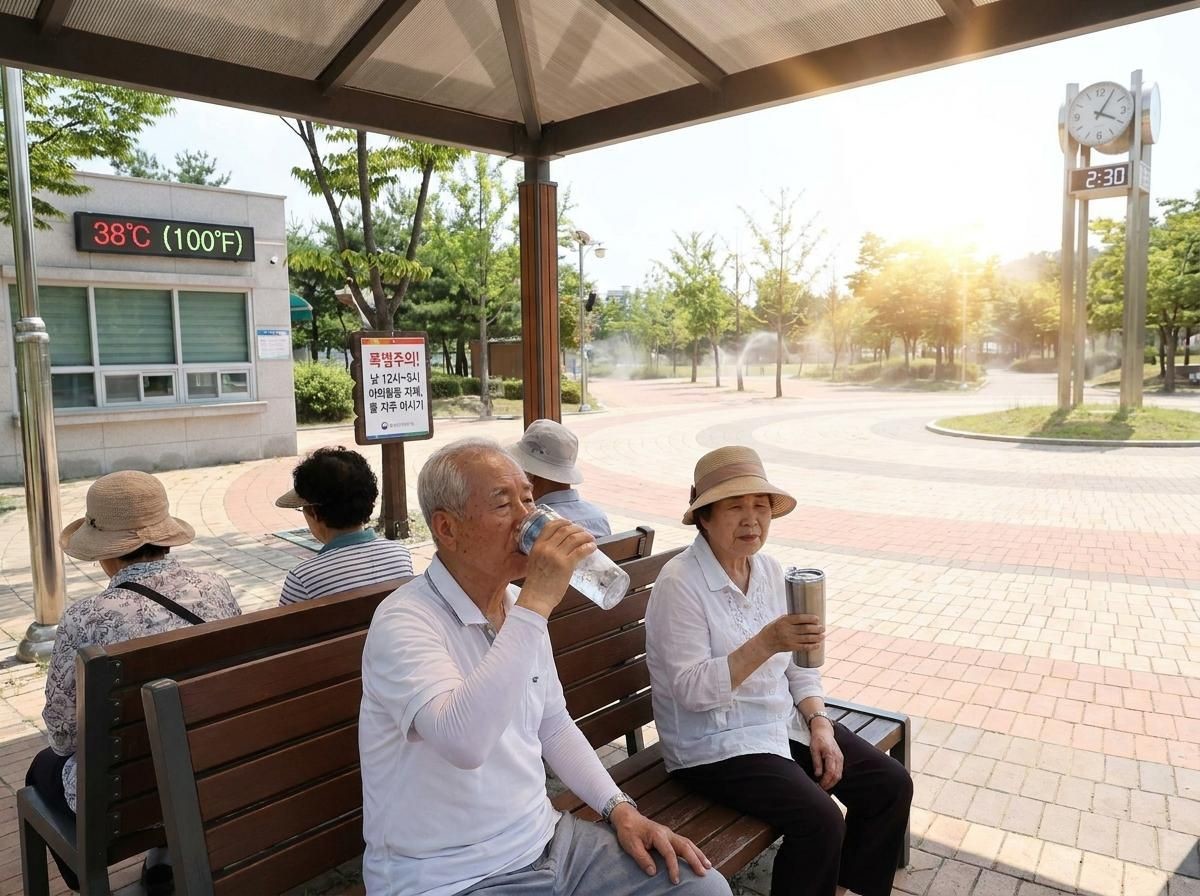 장마 종료 직후 시작되는 폭염. 기사 내용 토대로 AI툴 활용해 제작한 자료사진.
