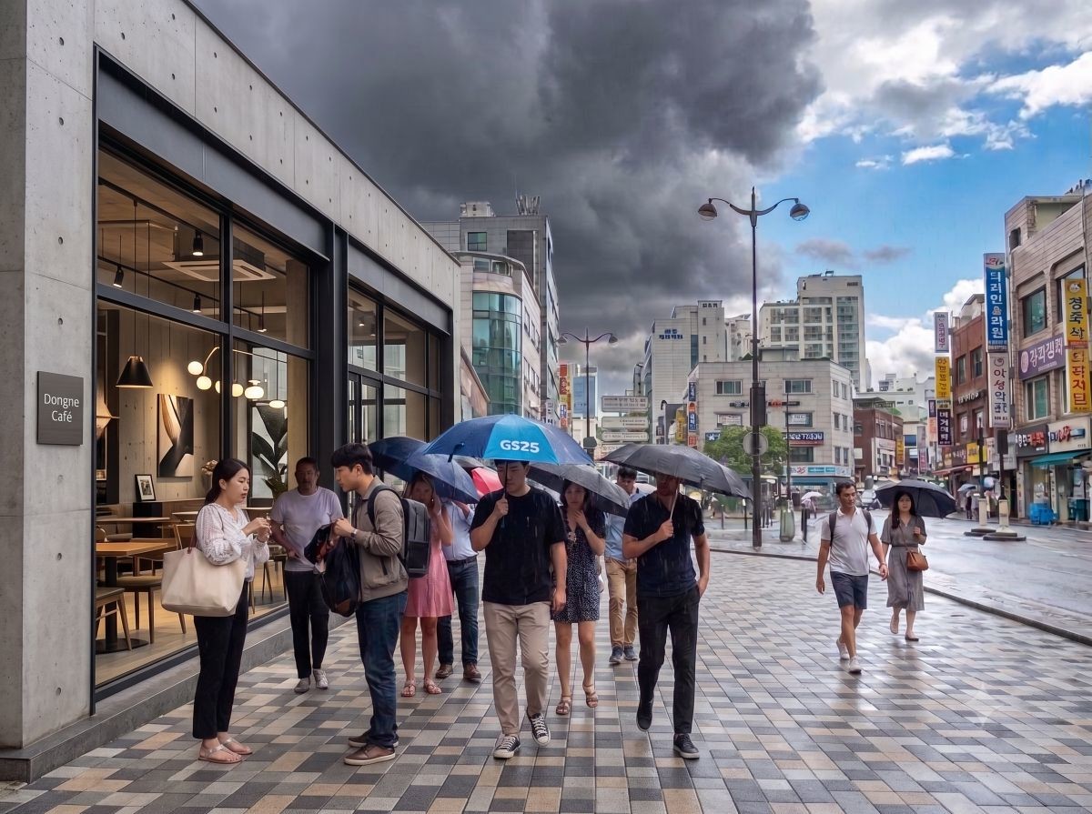 오락가락 날씨. 기사 내용 토대로 AI툴 활용해 제작한 자료사진.