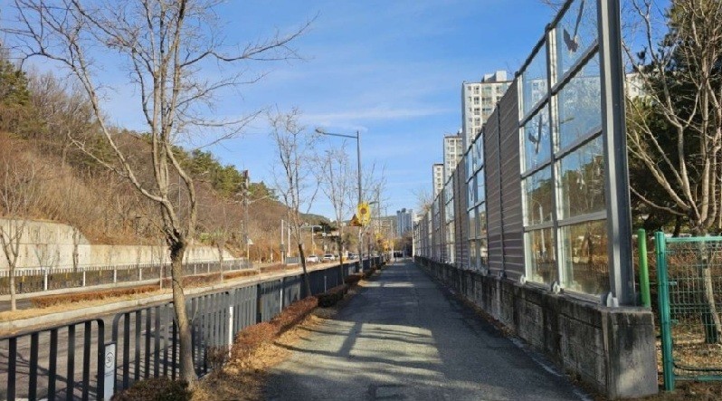 새미래초등학교와 새미래중학교 일원의 자녀안심 그린숲 조성사업 대상지