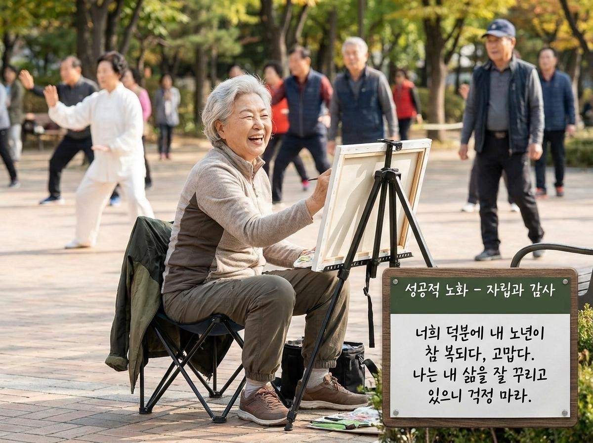 자립과 감사의 부모. 기사 내용 토대로 AI툴 활용해 제작한 자료사진.