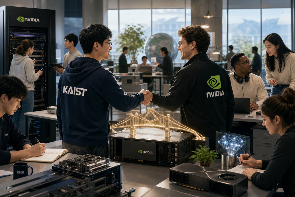 엔비디아·카이스트, 한국 대학 최초 공동 AI 연구소 세운다