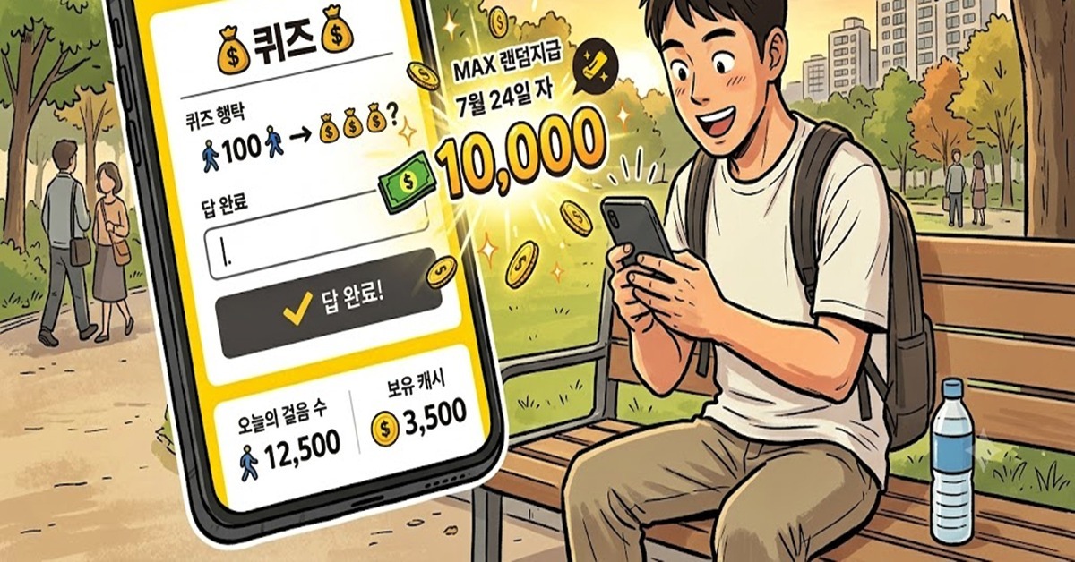 캐시워크 돈버는퀴즈 7월 24일 정답은?... 다타랩·픽스 녹음기 등 다양한 문제 출제