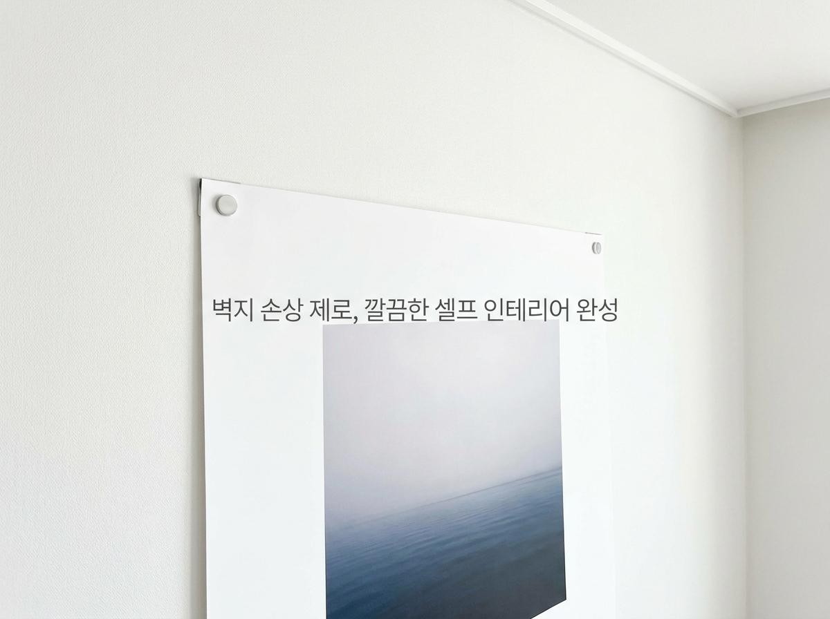 '벽지 손상 제로, 깔끔한 셀프 인테리어 완성!' 기사 내용 토대로 AI툴 활용해 제작한 자료사진.