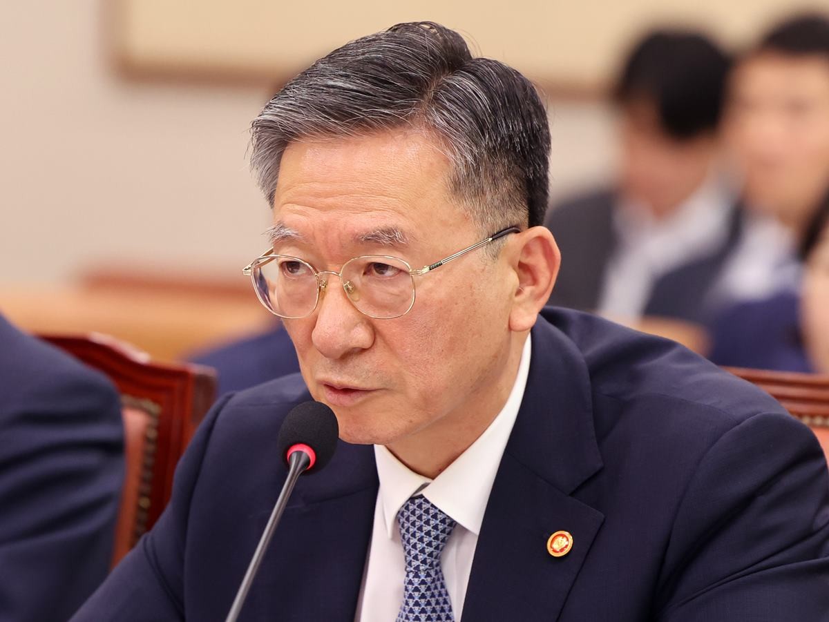 사의를 표명한 정성호 법무부 장관 / 뉴스1
