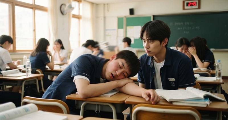"코 골면서 자고 있었는데..." 남다른 눈썰미로 친구 목숨 구한 고등학생