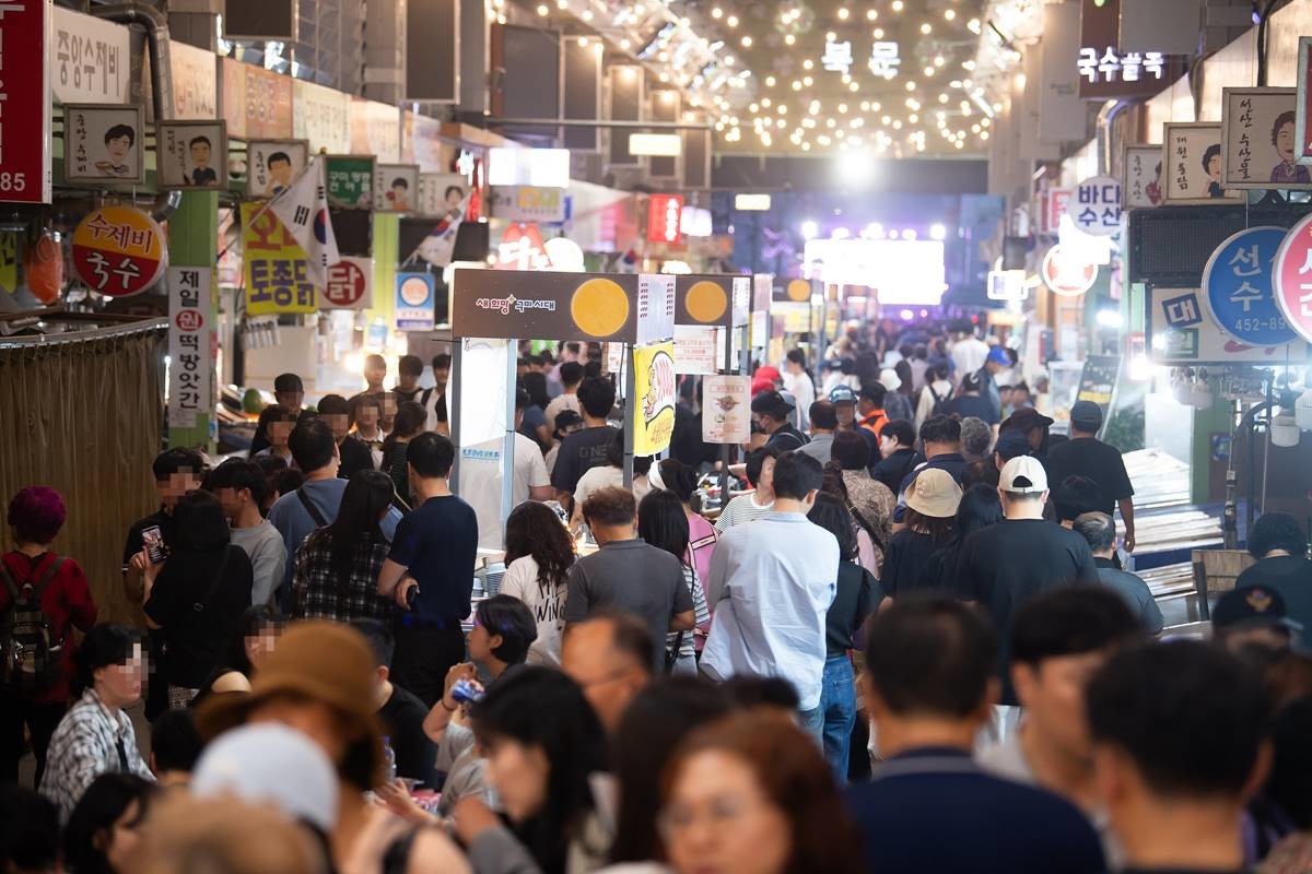 구미 야시장 전경/구미시