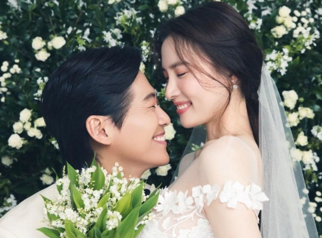 배우 남궁민, 진아름 부부 웨딩화보 / 라씨엘 인스타그램
