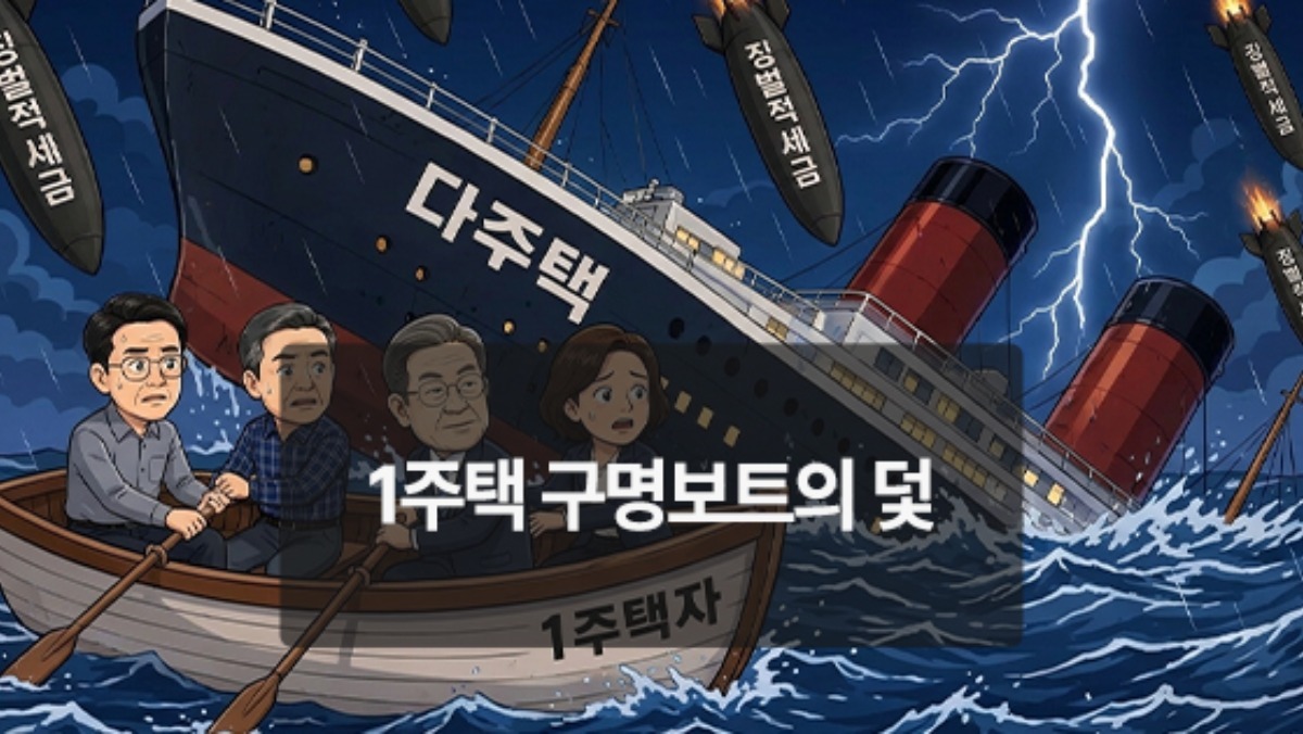 [위키만평] 1주택 구명보트의 덫