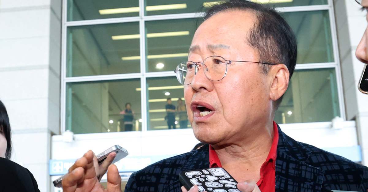 홍준표 전 대구시장이 윤석열 전 대통령과 한동훈 전 국민의힘 대표를 포함해 보수 진영을 향해 직격탄을 날렸다. / 뉴스1