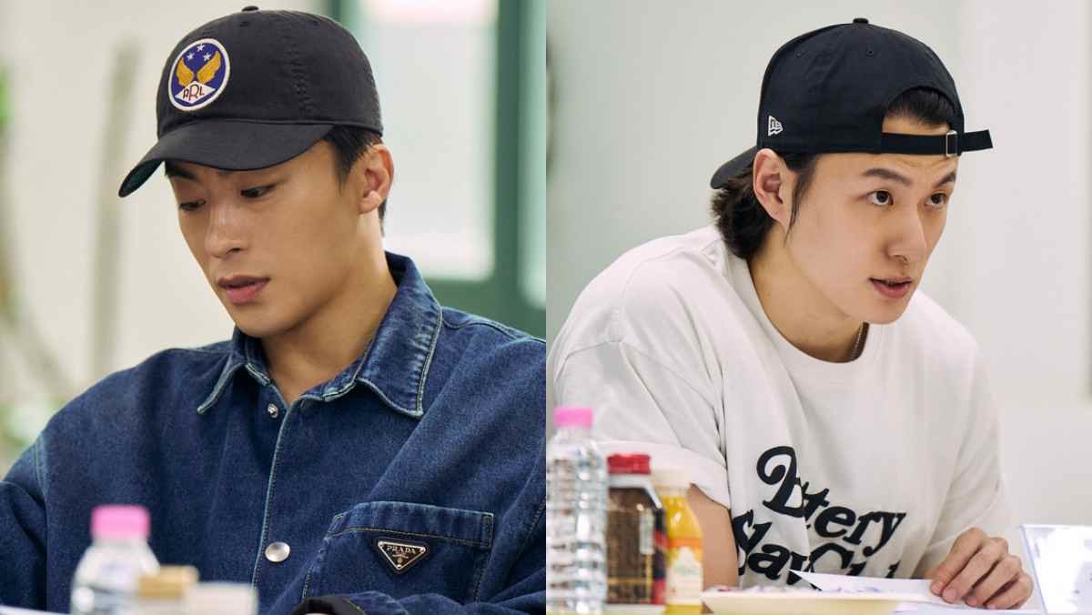 영화 '부활남: 더 레드' 출연 배우 구교환(왼쪽)과 신승호(오른쪽) / 롯데엔터테인먼트
