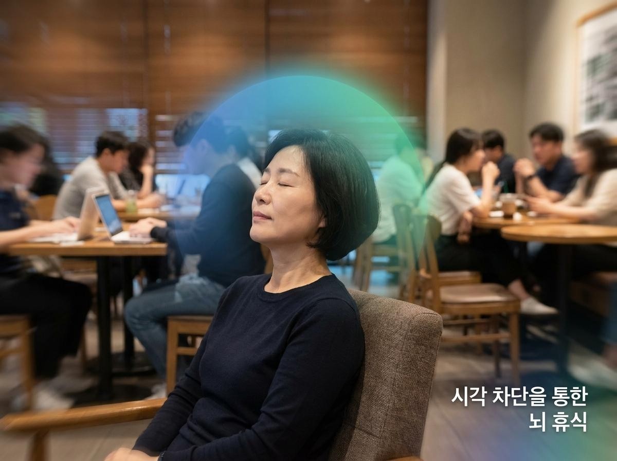 눈 감고 있기. 기사 내용 토대로 AI툴 활용해 제작한 자료사진.