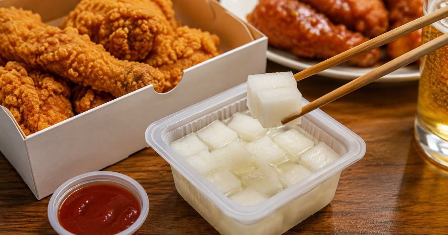 “치킨을 왜 무와 함께 먹지?”…외국인이 궁금해하는 한국식 ‘치킨무’ 조합