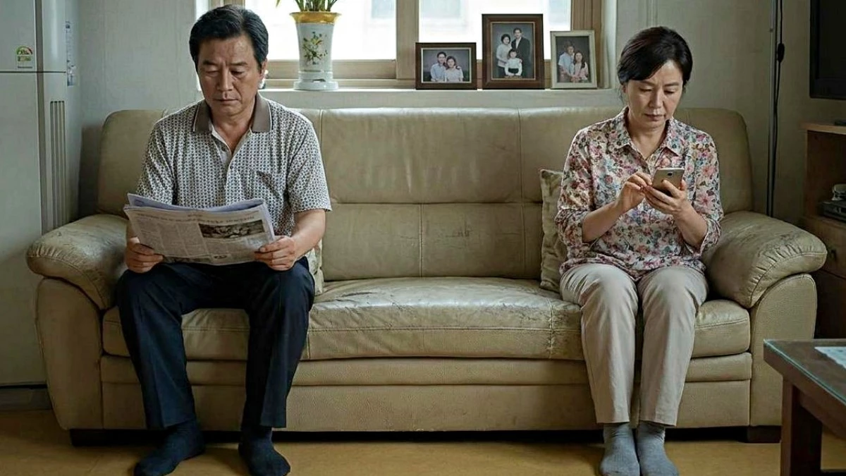 은퇴한 부부. 기사 내용 토대로 AI툴 활용해 제작한 자료사진.