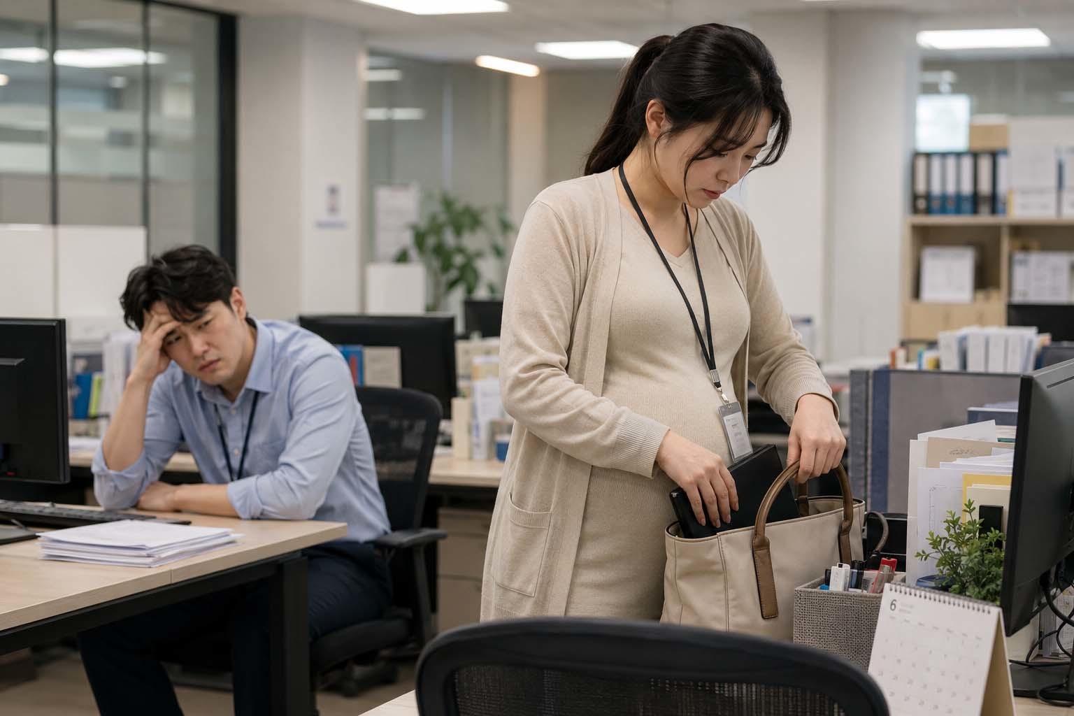 "임신해서 오후 4시에 퇴근하는 여직원에게 이렇게 말했는데... 내가 괴물이야?"