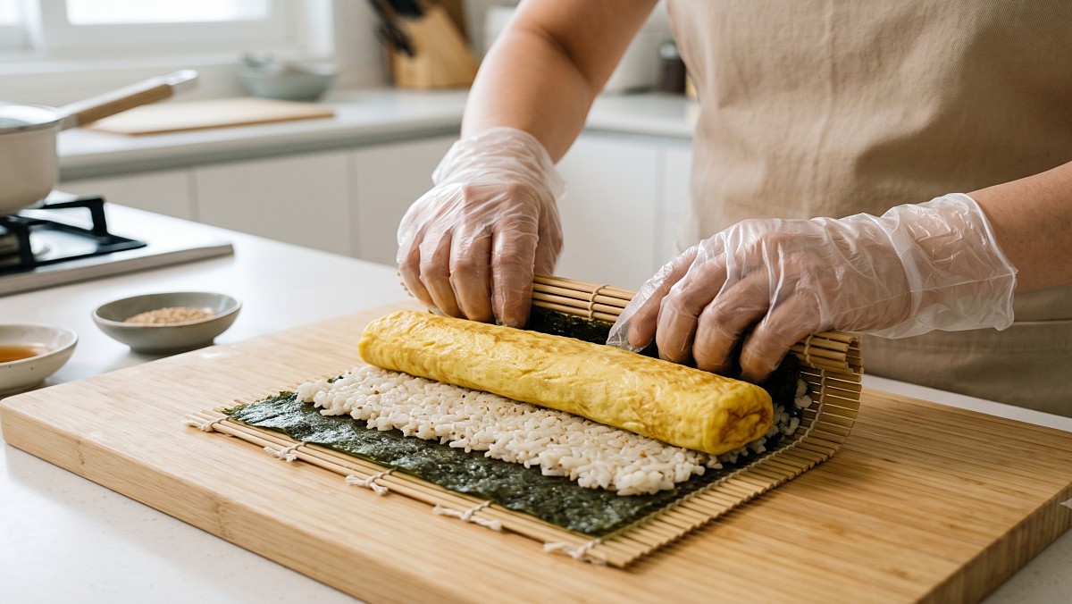 김밥에 계란 지단만 넣었다면, 이번엔 '통째로' 말아보세요… 진짜 별미입니다