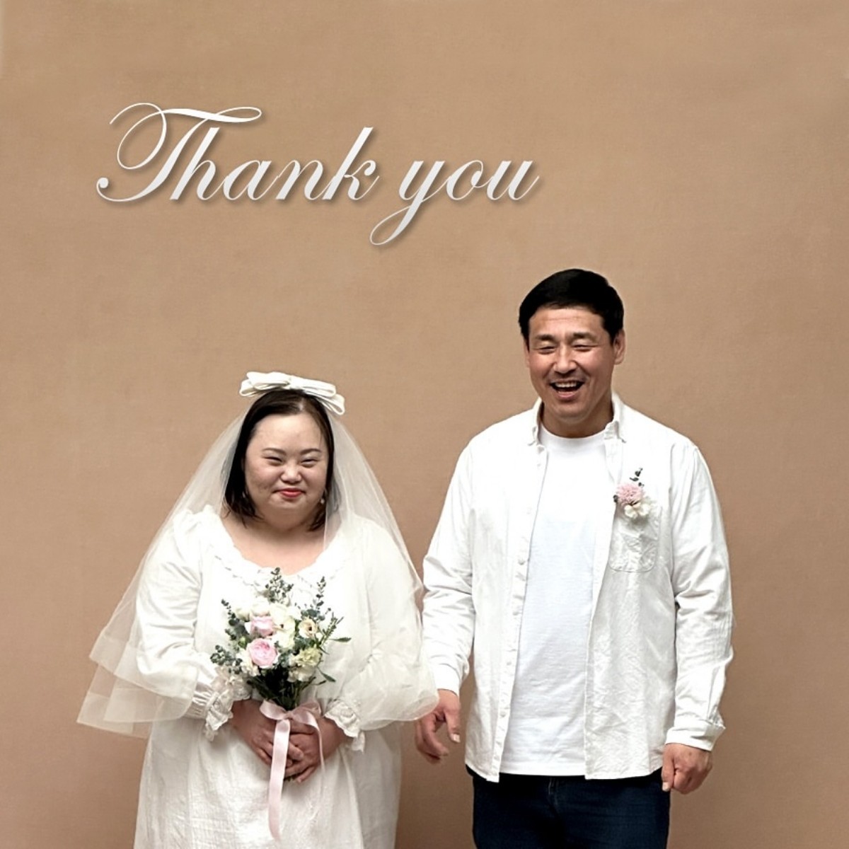 두 사람 웨딩 사진. / 서은혜 인스타그램