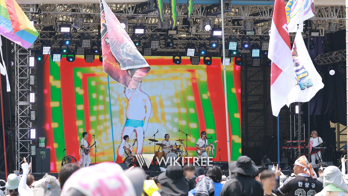 2026 펜타포트 락 페스티벌의 제일 첫 무대는 심아일랜드가 시작했다. / 권혁재 PD