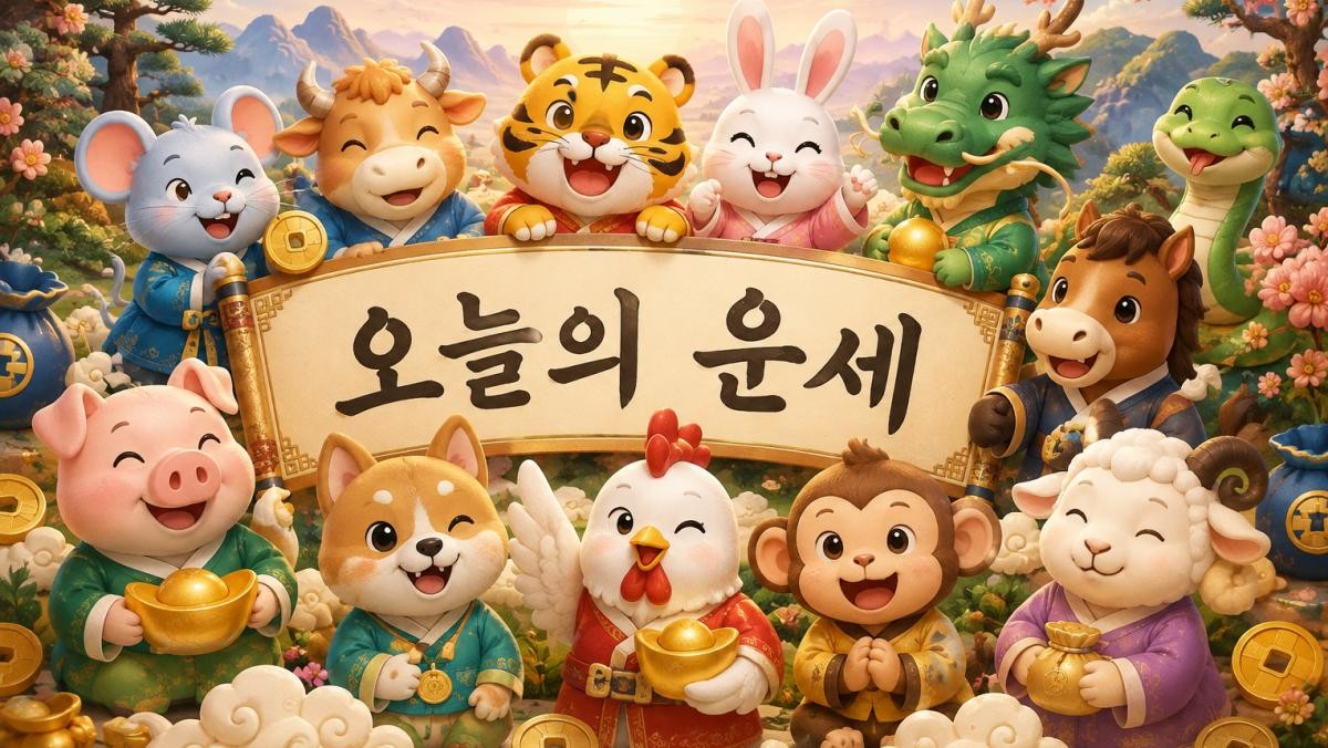 오늘의 운세. (AI로 제작.)