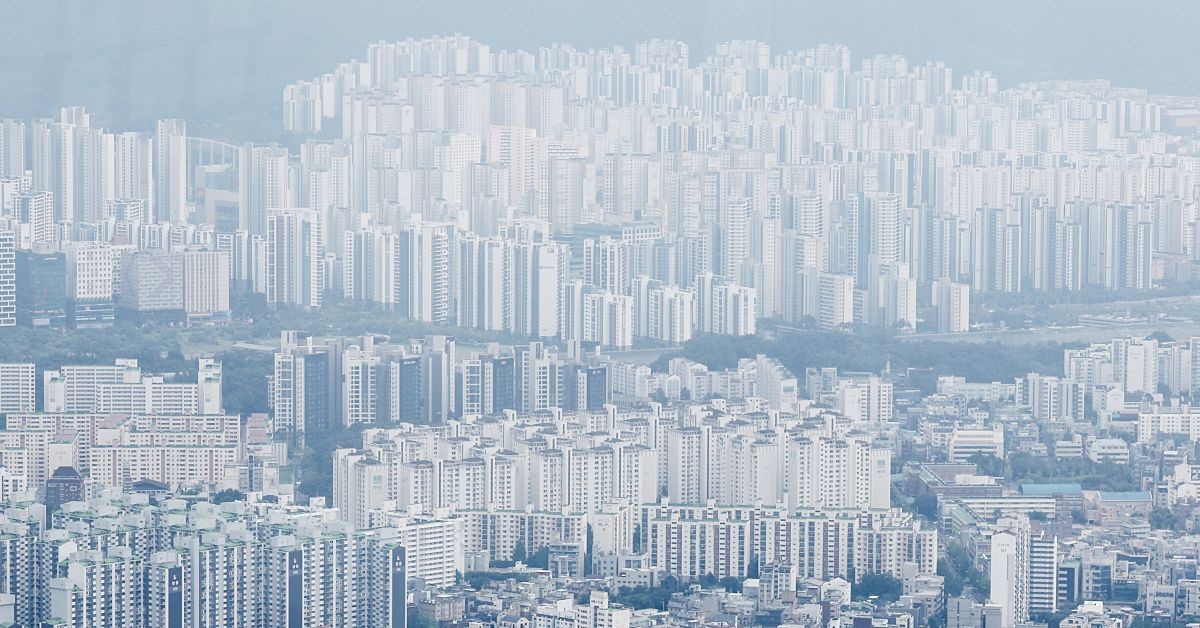 서울 도심 아파트 단지. 기사 이해를 돕기 위한 자료사진. / 뉴스1
