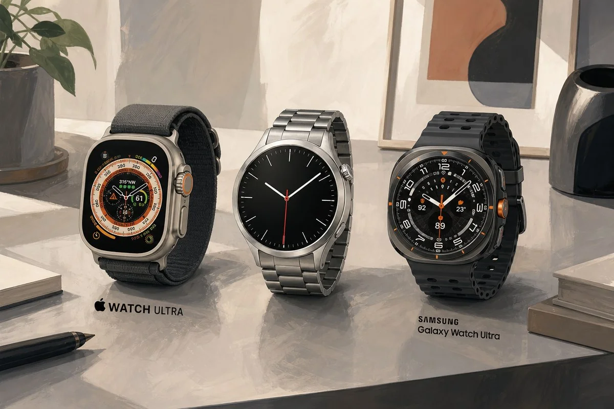모토로라 워치 울트라, 46mm 스틸에 LTE까지 담겼다 / AI 생성 일러스트(삽화)