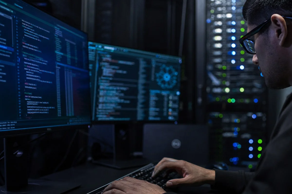 SQL 인젝션으로 파일까지 훔쳐본다 / AI 생성 이미지