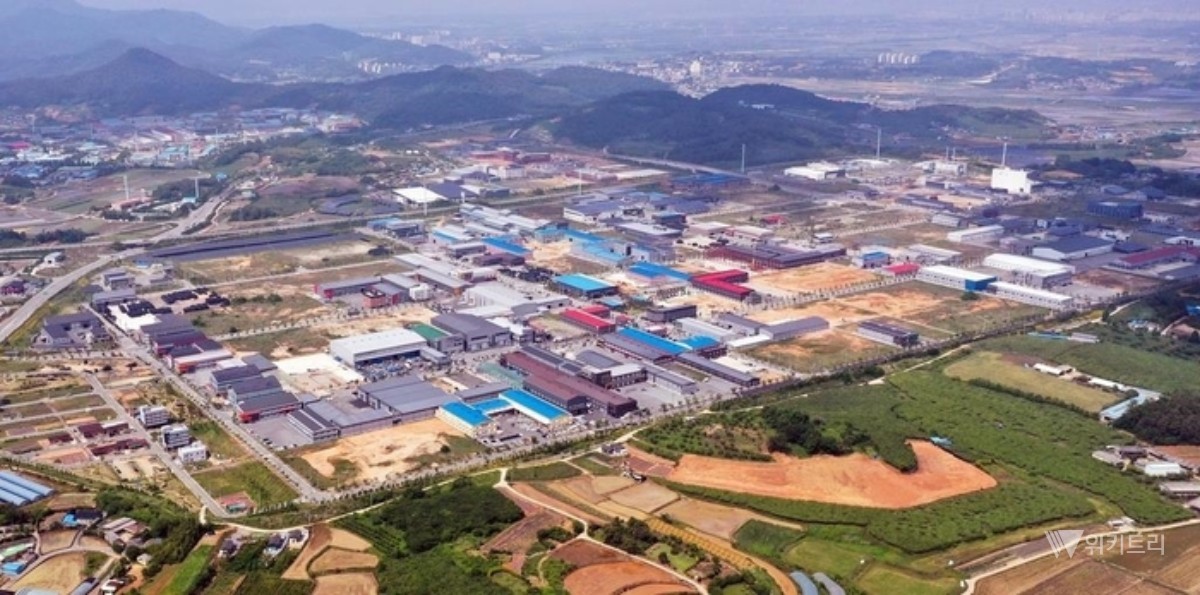 나주 에너지 국가산단 조성지로 선정된 나주시 왕곡면 덕산리 일원. / 나주시