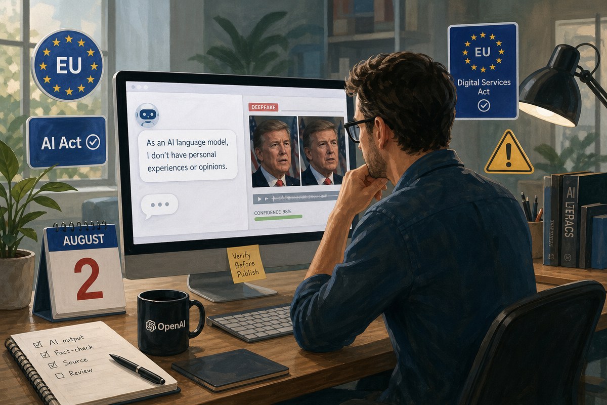 EU, AI 생성물 표시 의무화…위반 기업엔 매출 3% 벌금