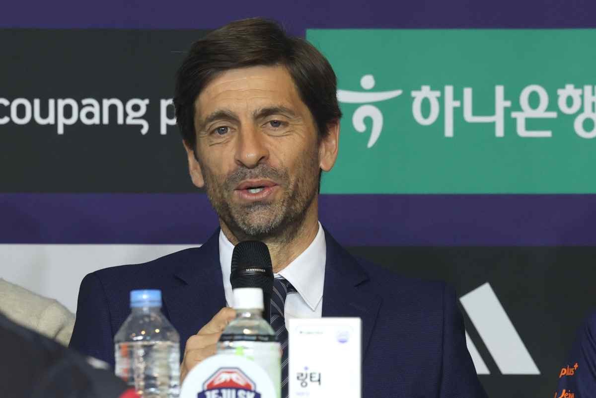 세르지우 코스타 제주SK FC감독이 지난 2월 서울 서대문구 스위스그랜드호텔에서 열린 하나은행 K리그1 2026 개막 미디어데이에서 시즌 각오를 밝히고 있다. / 뉴스1