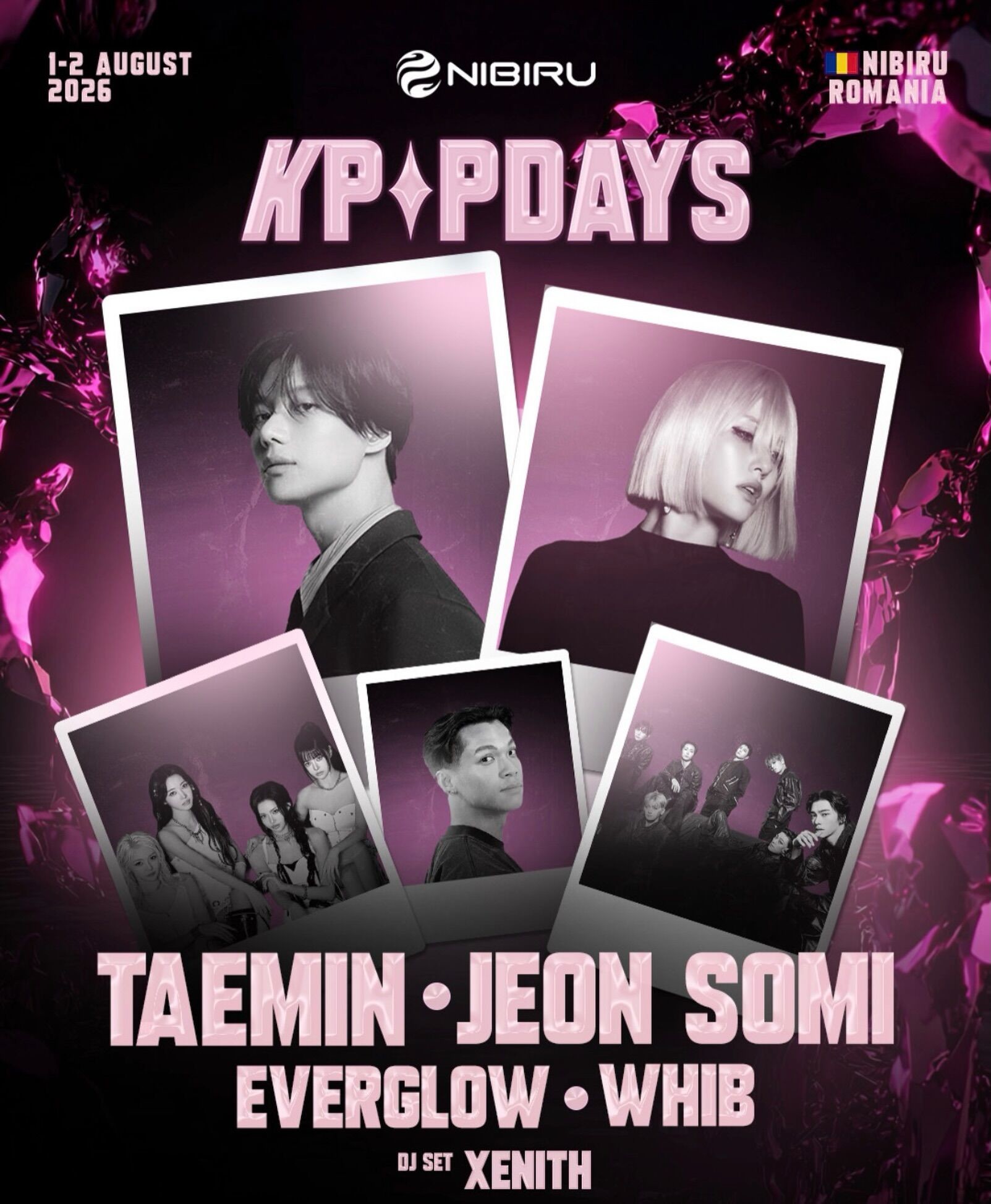 KPOP DAYS 축제 태민과 전소미, 에버글로우, 휘브 / K-pop Days 인스타그램