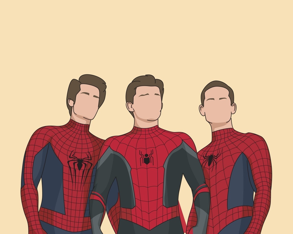 3명의 스파이더맨. ‘3파이더맨’. / PAS_Vector-shutterstock.com