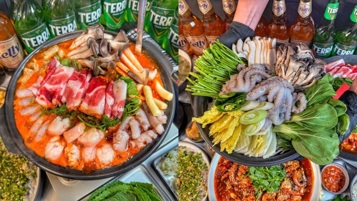 왼쪽부터 오늘도낙곱새 봉담2지구 본점의 낙삼불고기와 산낙지 연포탕. / 네이버 플레이스 업체 등록 사진